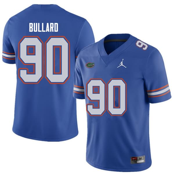 NCAA Florida Gators Jonathan Bullard Men's #90 Jordan Brand Royal Stitched Authentic College Football Jersey IHG6664XO
